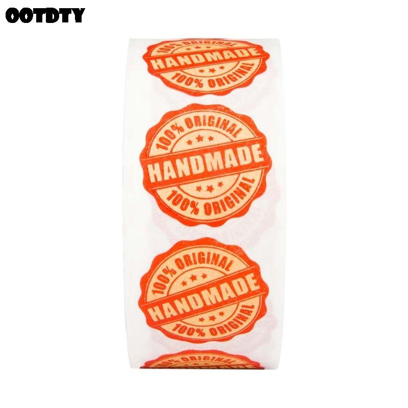 500pcs/roll Handmade Stickers Stamp Cake Boxes Seal Labels Scrapbooking Stationery Decoration
500pcs/roll Handmade Stickers Stamp Cake Boxes Seal Labels Scrapbooking Stationery Decoration