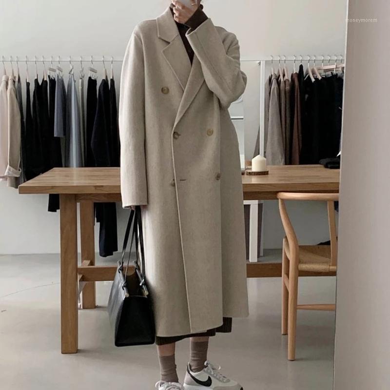 Women New Outerwear Winter Clothing Fashion Warm Wool Blends Female Elegant Double Breasted Coat With Belt1, The picture color
Women New Outerwear Winter Clothing Fashion Warm Wool Blends Female Elegant Double Breasted Coat With Belt1, The picture color
