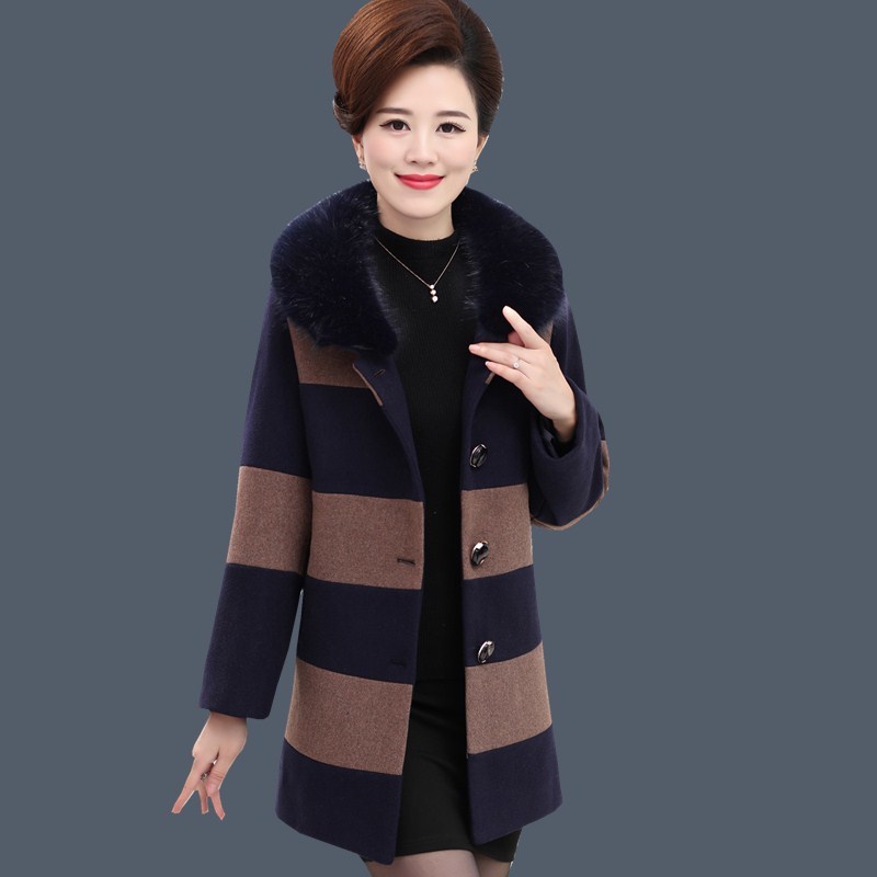 2021 New Women's Coat Autumn Fashion Wool Mid-long Cardigan Plaid Coats Plus Size 5xl Dress Mother 61YX, Jujube
2021 New Women's Coat Autumn Fashion Wool Mid-long Cardigan Plaid Coats Plus Size 5xl Dress Mother 61YX, Jujube