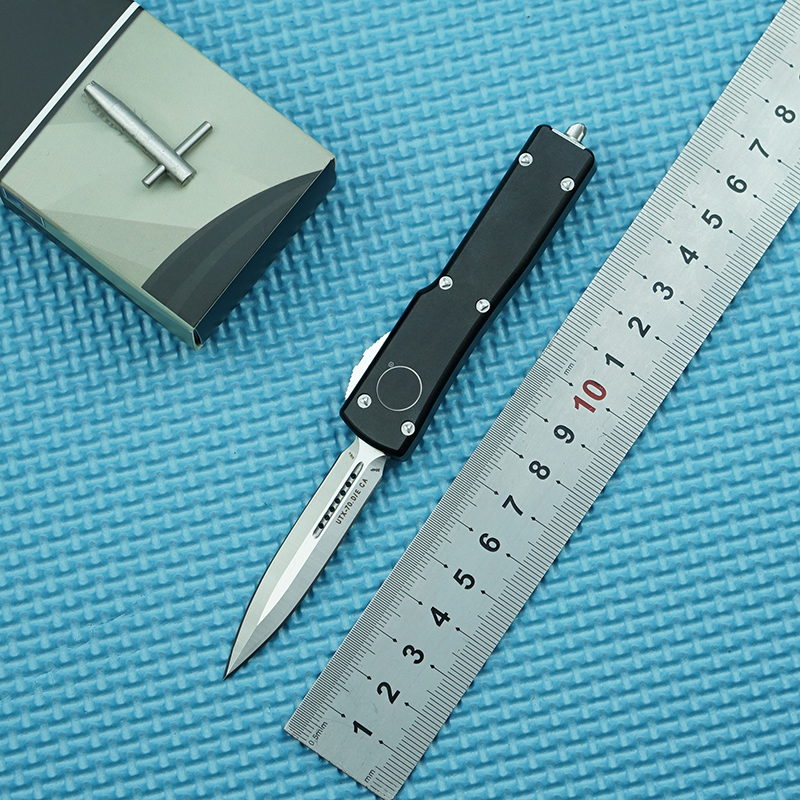 Promotion of Microtech UTX -70 automatic knife D2 blade high-tech carbide crusher pocket knife with aluminum handle automatic EDC tool
Promotion of Microtech UTX -70 automatic knife D2 blade high-tech carbide crusher pocket knife with aluminum handle automatic EDC tool