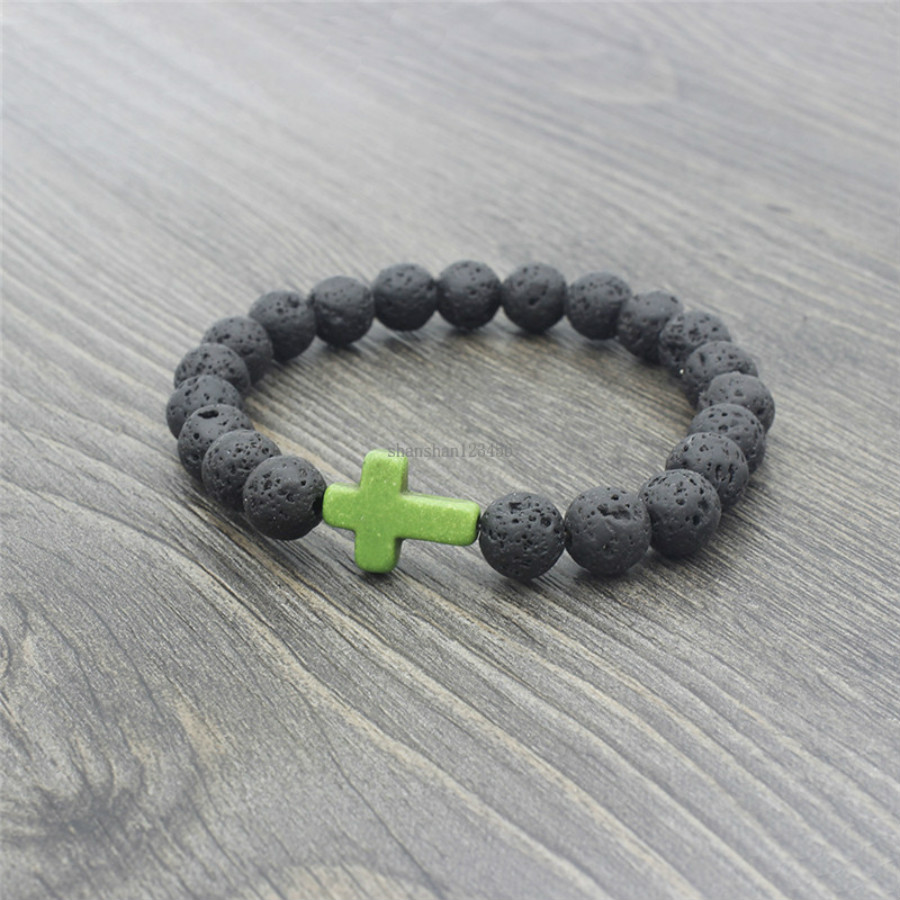 Colors Cross Bracelet Yoga Lava beads Essential Oil Diffuser Bracelet Fashion jewelry women mens bracelets will and sandy gift, Black
Colors Cross Bracelet Yoga Lava beads Essential Oil Diffuser Bracelet Fashion jewelry women mens bracelets will and sandy gift, Black