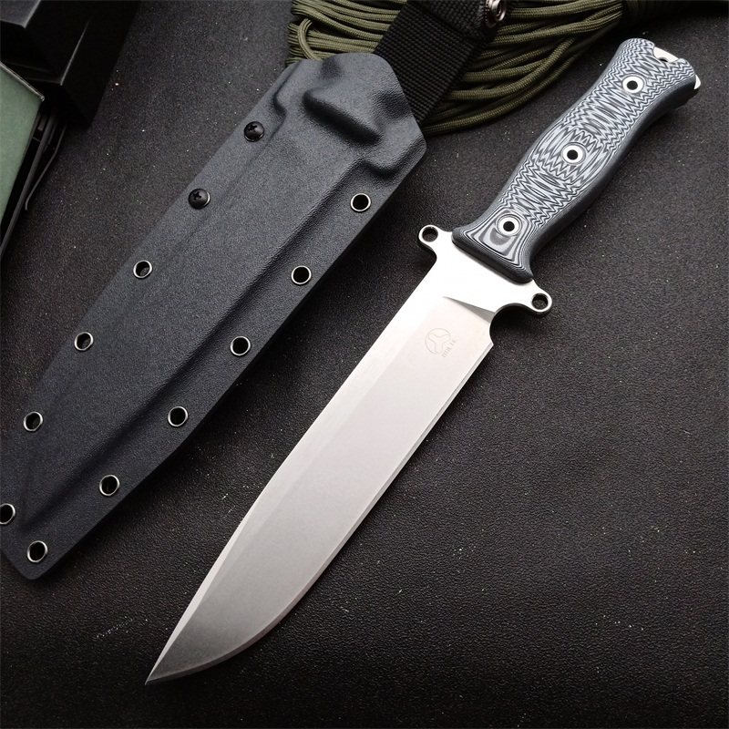 NEWEST Gemini cavalry Straight knife Fixed DC53 Sharp blade G10 + aluminum alloy tube + anti-slip treat handle Tactical camping outdoor tool
NEWEST Gemini cavalry Straight knife Fixed DC53 Sharp blade G10 + aluminum alloy tube + anti-slip treat handle Tactical camping outdoor tool