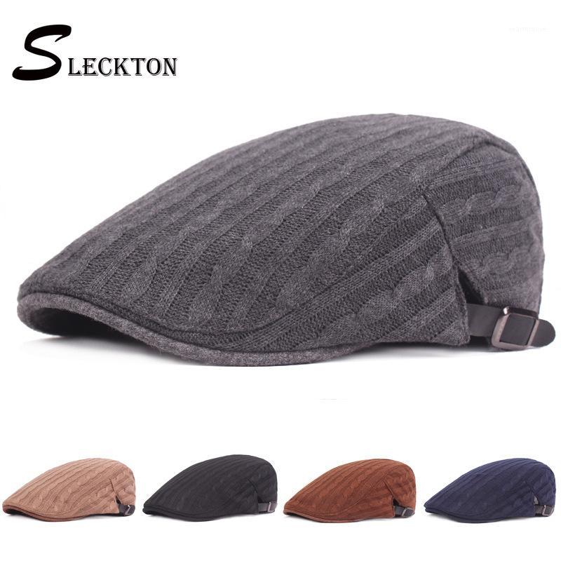 SLECKTON Knitted Beret Casual Peaked Caps Striped Newsboy Hat Retro Warm Flat Cap Outdoor Windproof Unisex Winter Hats for Men1, Black
SLECKTON Knitted Beret Casual Peaked Caps Striped Newsboy Hat Retro Warm Flat Cap Outdoor Windproof Unisex Winter Hats for Men1, Black
