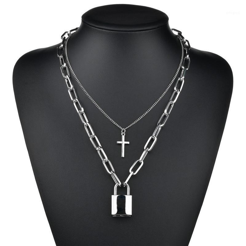 Chokers 2021 Multilayer Lock Key Chain Necklace Punk Padlock Pendant Women Girl Fashion Gothic Party Jewelry Goth1
Chokers 2021 Multilayer Lock Key Chain Necklace Punk Padlock Pendant Women Girl Fashion Gothic Party Jewelry Goth1