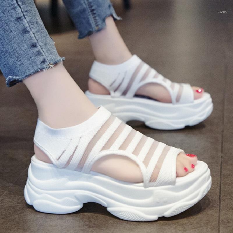 Casual sandals women 2021summer new all-match flying woven stretch socks shoes breathable fashion high-heeled platform lazy shoe1, Black
Casual sandals women 2021summer new all-match flying woven stretch socks shoes breathable fashion high-heeled platform lazy shoe1, Black