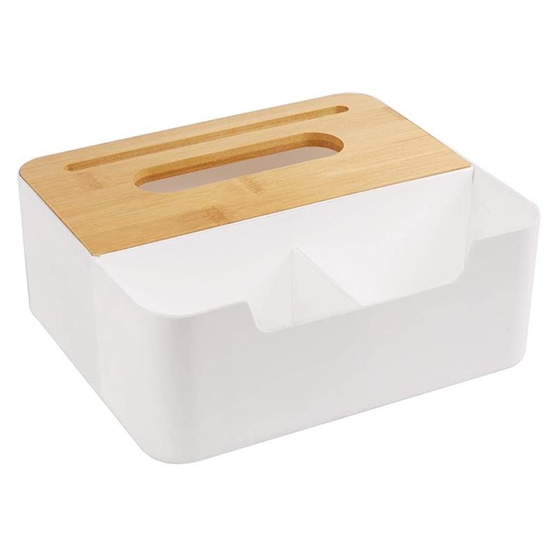 Facial Tissue Box Cover, Multifunctional Desk Organizer for Bathroom, Kitchen and Office Room
Facial Tissue Box Cover, Multifunctional Desk Organizer for Bathroom, Kitchen and Office Room