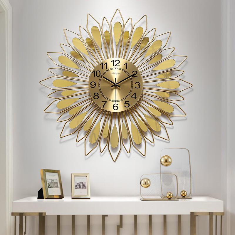 Modern Wrought Iron Wall Clocks Wall Sticker Crafts Home Livingroom Mural Decoration Hotel Silent Metal Clock Ornaments Art
Modern Wrought Iron Wall Clocks Wall Sticker Crafts Home Livingroom Mural Decoration Hotel Silent Metal Clock Ornaments Art