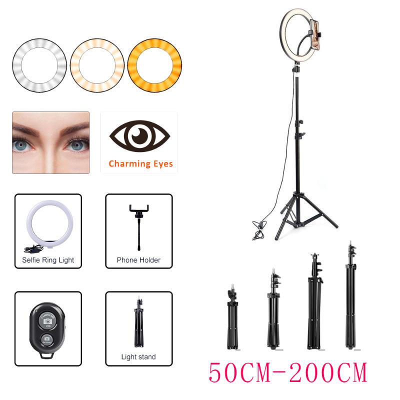 Fill Lighting Photography with Tripod Stand Camera Photo Studio Circle Led Selfie Ring Light Phone Lamp for Video TikTok Youtube
Fill Lighting Photography with Tripod Stand Camera Photo Studio Circle Led Selfie Ring Light Phone Lamp for Video TikTok Youtube