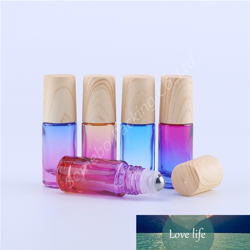 500pcs/lot 5ML Gradient Color Roll-On Perfume Essential Oil Bottle Steel Metal Roller Ball Bottles with Wood Looks Plastic Cap
500pcs/lot 5ML Gradient Color Roll-On Perfume Essential Oil Bottle Steel Metal Roller Ball Bottles with Wood Looks Plastic Cap