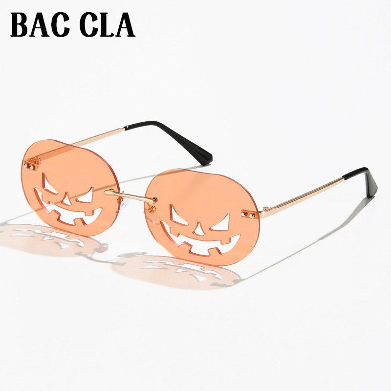 Sunglasses Rimless Pumpkin Shape Women Men 2021 Oval Alloy Hollow Sun Glasses Female Halloween Punk Eyeglasses Oculos
Sunglasses Rimless Pumpkin Shape Women Men 2021 Oval Alloy Hollow Sun Glasses Female Halloween Punk Eyeglasses Oculos