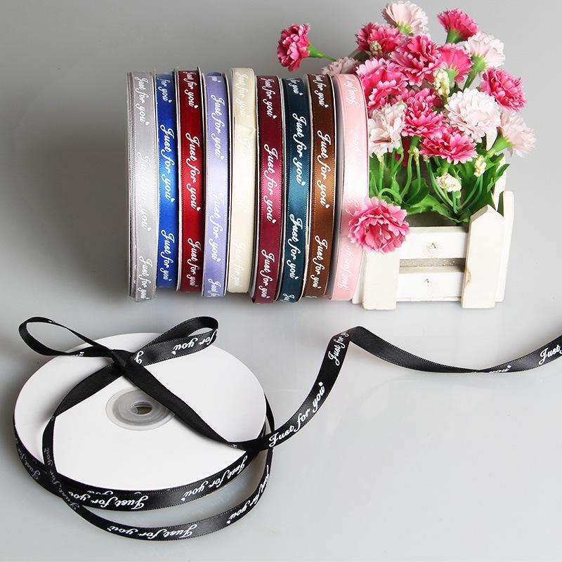 10MM 50 yards/45m New flower Packaging Materials printing english ribbon pressure with ribbon gift packaging belt Wholesale
10MM 50 yards/45m New flower Packaging Materials printing english ribbon pressure with ribbon gift packaging belt Wholesale