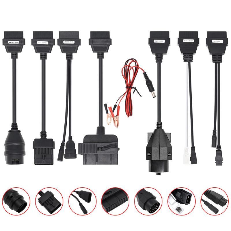 Full Set 8 pcs Car/ Trunk Cables OBD OBD2 Car Cables for TCS CDP Parts Scanner Diagnostic Tool Connector
Full Set 8 pcs Car/ Trunk Cables OBD OBD2 Car Cables for TCS CDP Parts Scanner Diagnostic Tool Connector
