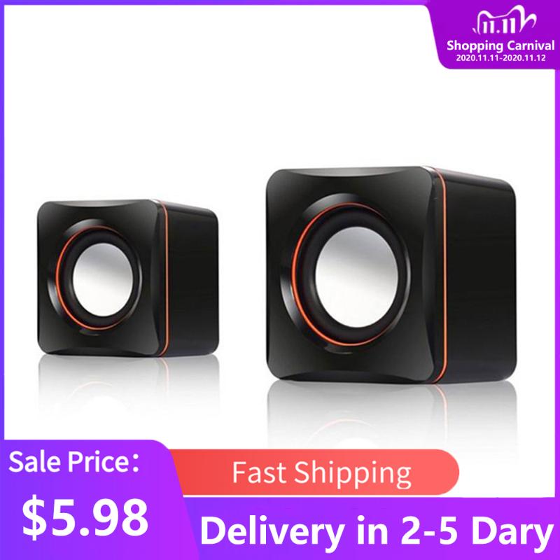 Portable Computer Speakers 2 Pcs USB Power Computer Speakers Stereo 3.5mm For Desktop PC Laptop Mini Wired Bass Sound Speaker
Portable Computer Speakers 2 Pcs USB Power Computer Speakers Stereo 3.5mm For Desktop PC Laptop Mini Wired Bass Sound Speaker