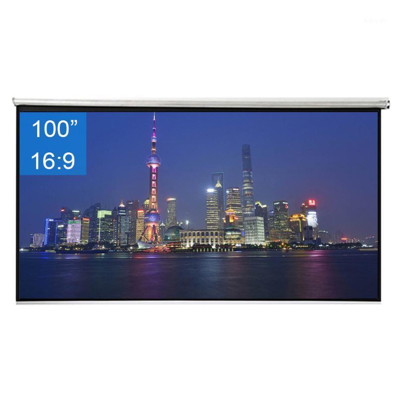 100inch 16:9 Wall Mounted Matte Gray Fabric Fiber Glass Pull Down HD Screen Canvas LED Projector Screen For Home Theater1
100inch 16:9 Wall Mounted Matte Gray Fabric Fiber Glass Pull Down HD Screen Canvas LED Projector Screen For Home Theater1
