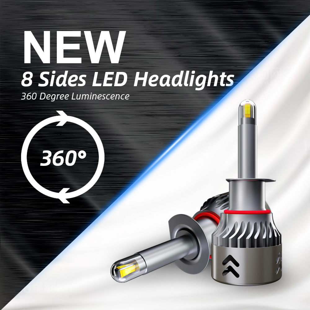 H7 LED Car Headlight Bulbs 360 Degree H1 H11 H8 H9 9005 9006 LED Diode Car Accessories Auto Lamps 12V 60W 9600LM 
H7 LED Car Headlight Bulbs 360 Degree H1 H11 H8 H9 9005 9006 LED Diode Car Accessories Auto Lamps 12V 60W 9600LM