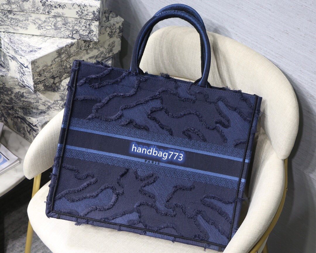 High Quality Luxury Shopping Bag Tote Womens Handbag Designers Canvas Embroidery Womens Handbags