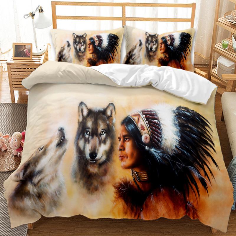 Wolves Duvet Cover 3pcs Quilt Cover Bedding Set Queen King Comforter Single Double Bedclothes Soft Solid Color, 10
Wolves Duvet Cover 3pcs Quilt Cover Bedding Set Queen King Comforter Single Double Bedclothes Soft Solid Color, 10
