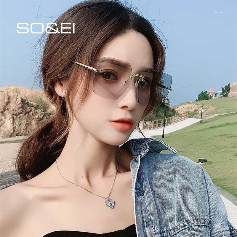 SO&EI Vintage Oversized Rimless Square Women Luxury Sunglasses Clear Ocean Lens Eyewear Fashion Ladies Sun Glasses Shades Men1
SO&EI Vintage Oversized Rimless Square Women Luxury Sunglasses Clear Ocean Lens Eyewear Fashion Ladies Sun Glasses Shades Men1