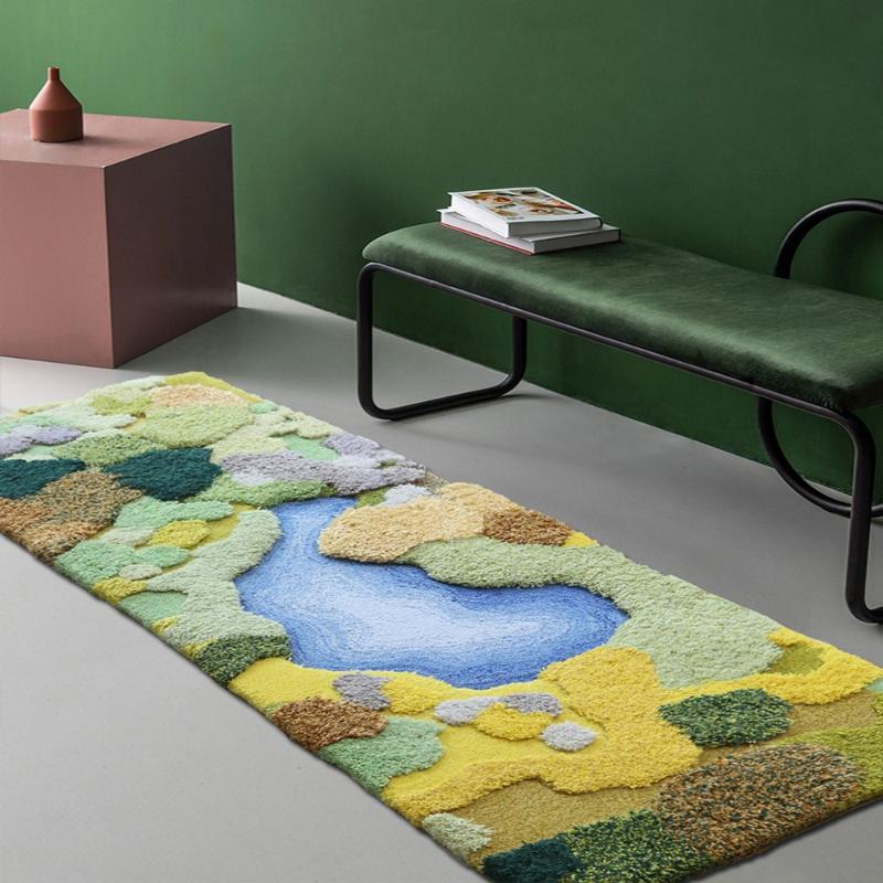 Little forest handmade 3D area rug, Nordic style runner rug green decoration children room floor mat, 02as picture
Little forest handmade 3D area rug, Nordic style runner rug green decoration children room floor mat, 02as picture