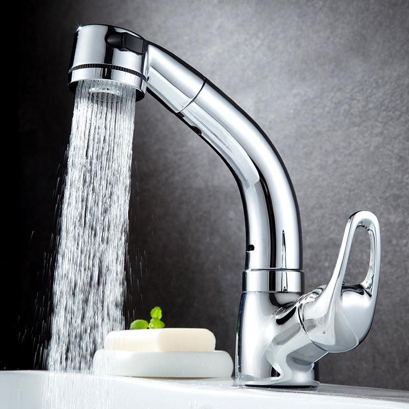Face Basin Pulls Faucet To Rotate To Pull Raise Cold And Hot Table Basin Wash One's Hands Wash One's Hair Funct
Face Basin Pulls Faucet To Rotate To Pull Raise Cold And Hot Table Basin Wash One's Hands Wash One's Hair Funct