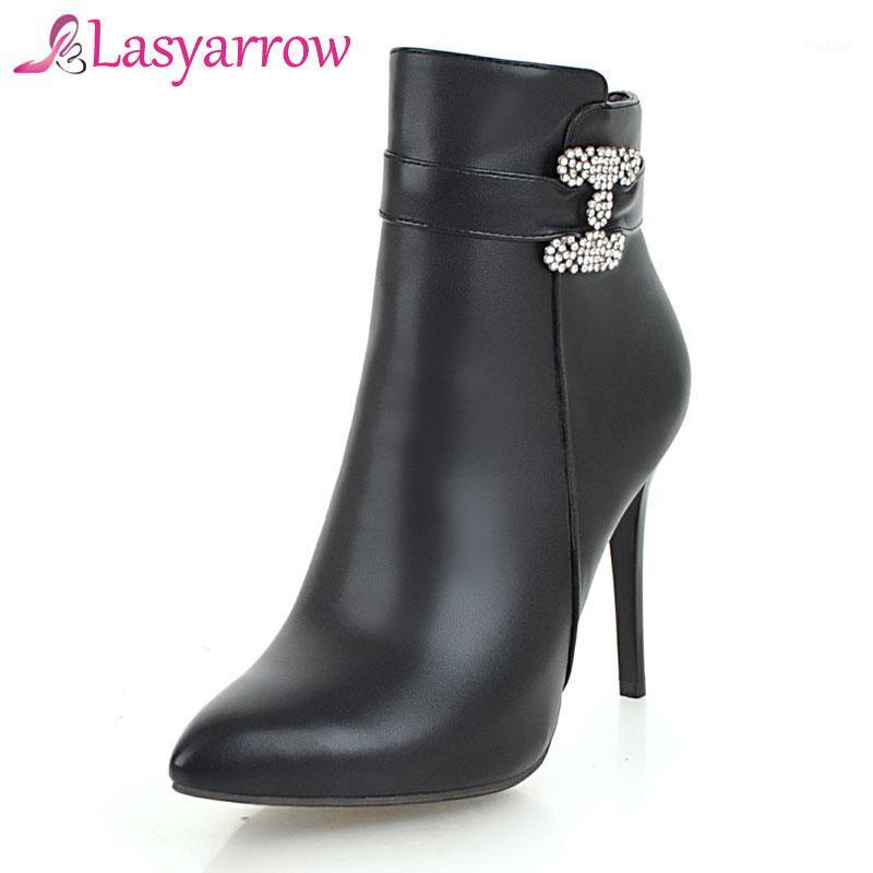 Lasyarrow High Heels Pointed Toe Boots Woman Shoes Sexy Stilettos Boots Zipper Botas Mujer Rhinestone Sapatos Femininas F7461, Black
Lasyarrow High Heels Pointed Toe Boots Woman Shoes Sexy Stilettos Boots Zipper Botas Mujer Rhinestone Sapatos Femininas F7461, Black