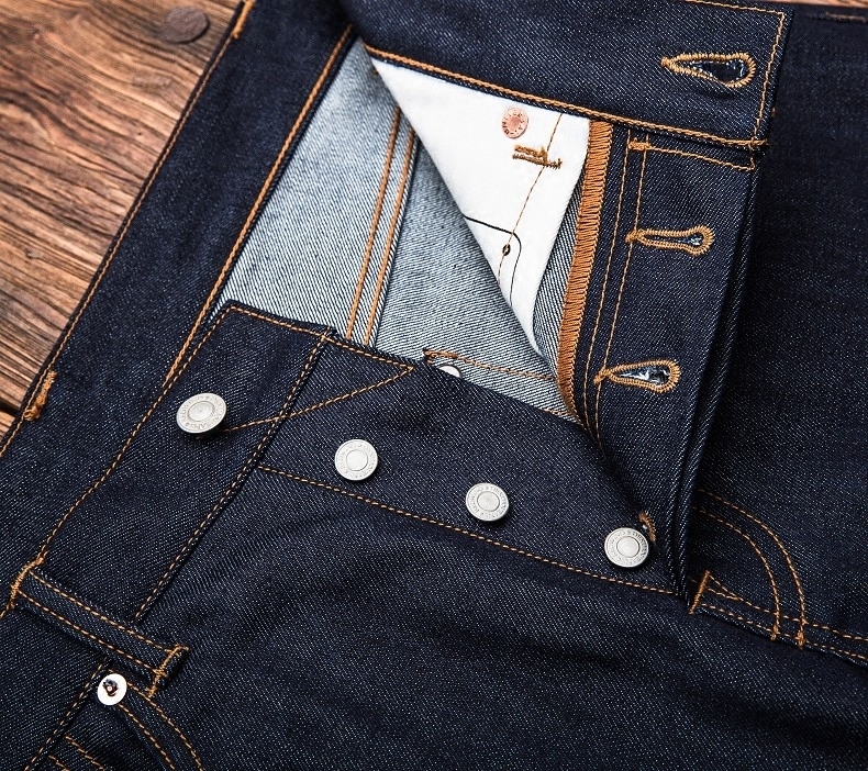 511XX-0007 Read Description top quality raw indigo selvage unwashed 13oz denim pants unsanforised natural dye raw denim jean 201128