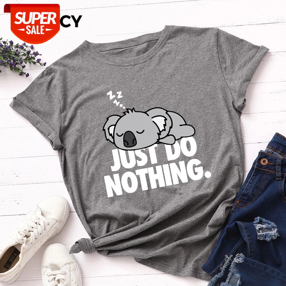 JFUNCY Plus Size Women T Shirt New Lazy Koala Print T-shirts Female Short Sleeve Cotton Tees Tops Woman Summer Tshirt #bt5E, White
JFUNCY Plus Size Women T Shirt New Lazy Koala Print T-shirts Female Short Sleeve Cotton Tees Tops Woman Summer Tshirt #bt5E, White
