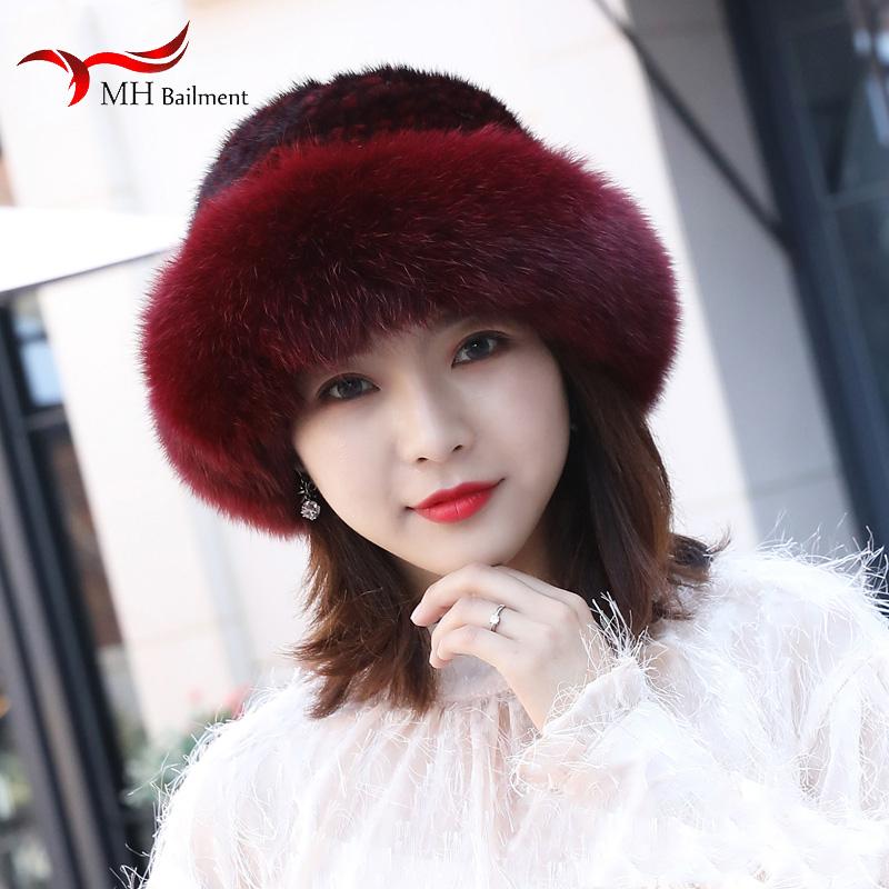 Winter new style mink woven fur hat ladies fashion warmth fur hat princess mink knit women, Black
Winter new style mink woven fur hat ladies fashion warmth fur hat princess mink knit women, Black