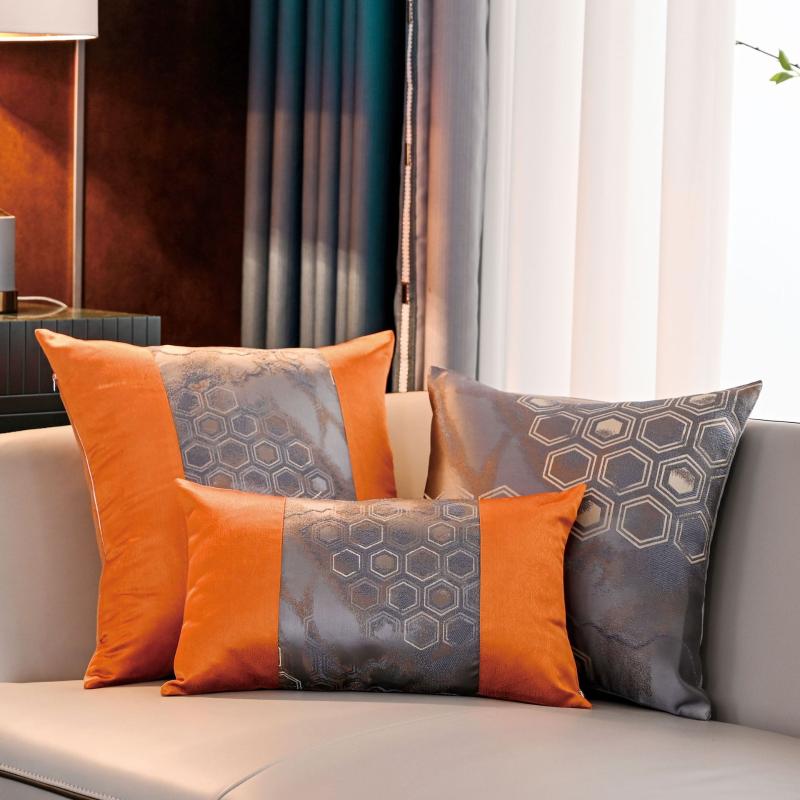 Light Luxury Simplicity Cushion Covers High-grade Orange Blue Golden Jacquard Waist Pillowcases New Chinese Style Pillow Covers, Veemi 10
Light Luxury Simplicity Cushion Covers High-grade Orange Blue Golden Jacquard Waist Pillowcases New Chinese Style Pillow Covers, Veemi 10