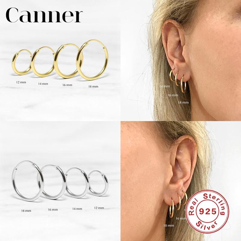 Hoop & Huggie Canner Earrings For Women 925 Sterling Silver Pendientes Classic Trendy Circle Fine Jewelry 12 14 16 18mm W5
Hoop & Huggie Canner Earrings For Women 925 Sterling Silver Pendientes Classic Trendy Circle Fine Jewelry 12 14 16 18mm W5
