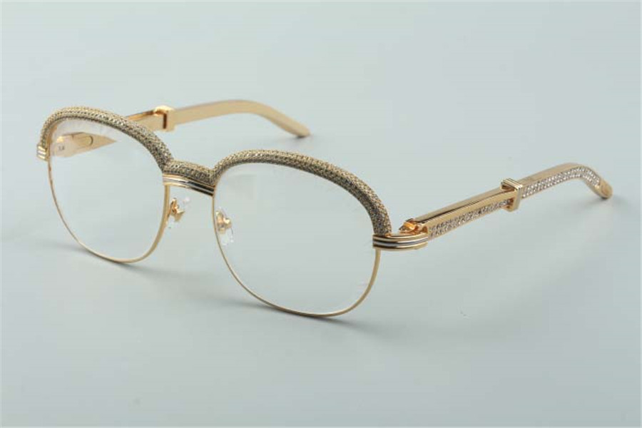 20 Best-selling top-quality Stainless Steel diamond temples eyeglasses, high-end diamonds eyebrow frame 1116728-A Size: 60-18-140mm
20 Best-selling top-quality Stainless Steel diamond temples eyeglasses, high-end diamonds eyebrow frame 1116728-A Size: 60-18-140mm