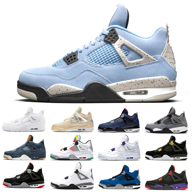 UNC Union X Guava jumpman 4 mens basketball shoes Metallic Travis Scotts olive sail bred University Blue 4s men trainers sports sneakers, Color#31
UNC Union X Guava jumpman 4 mens basketball shoes Metallic Travis Scotts olive sail bred University Blue 4s men trainers sports sneakers, Color#31