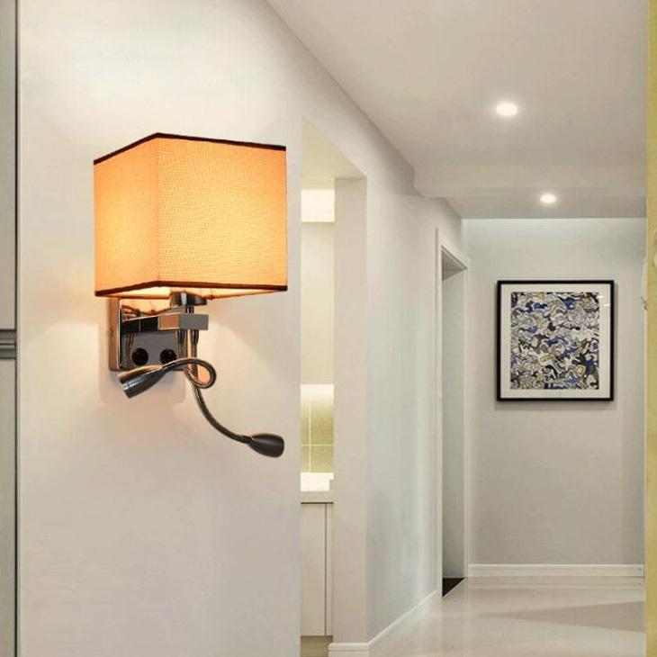 13W LED Wall Fixtures Light Bedside Spotlight Fabrics Lamp E27 Bulb Dual Switch
13W LED Wall Fixtures Light Bedside Spotlight Fabrics Lamp E27 Bulb Dual Switch