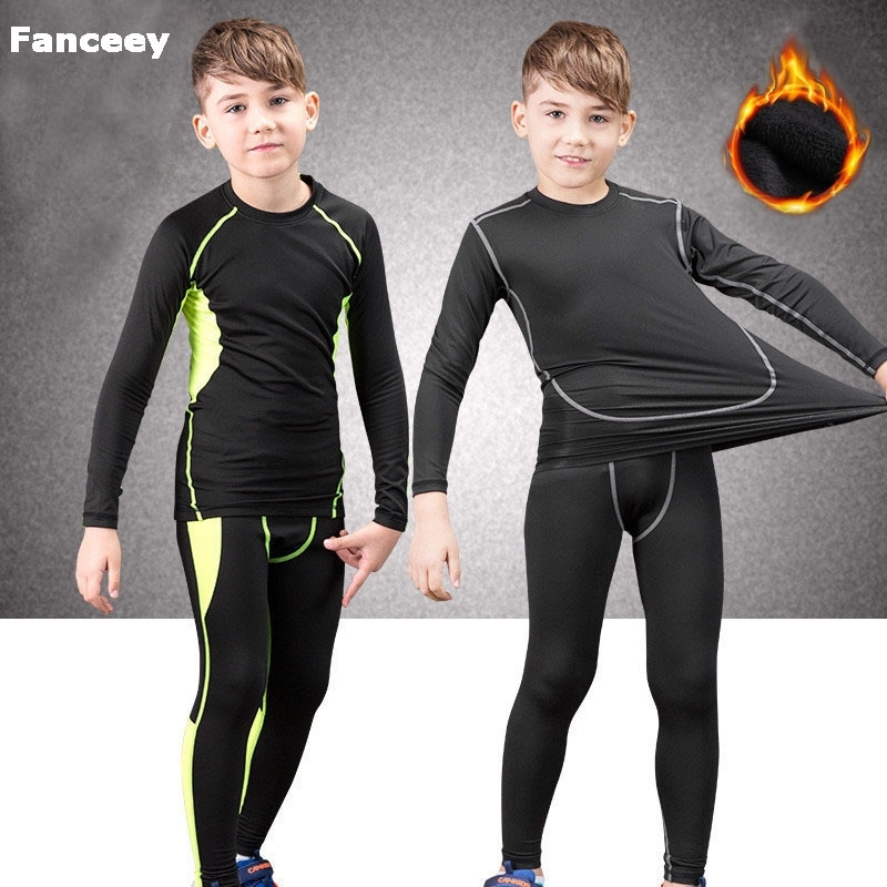 Fanceey Winter Children Thermal Underwear Compression Set Warm Thermo Underwear Boys Kids Long Johns Girls Lucky Johns Fitness 201125, Green with fleece
Fanceey Winter Children Thermal Underwear Compression Set Warm Thermo Underwear Boys Kids Long Johns Girls Lucky Johns Fitness 201125, Green with fleece