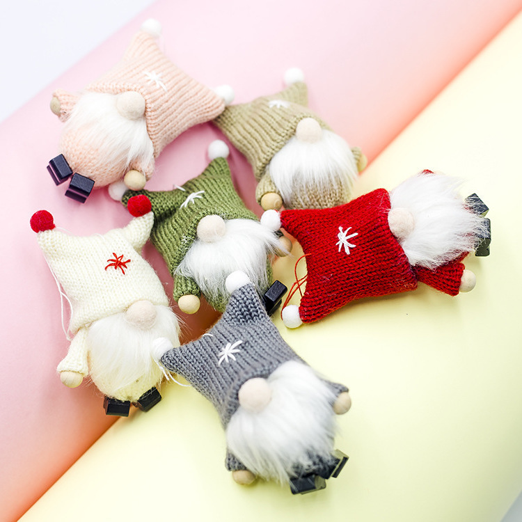 6 Colors Christmas Ornaments Ins Wind Wool Faceless Doll Christmas Doll Pendant Cute Cartoon Christmas Decorations Wholesale
6 Colors Christmas Ornaments Ins Wind Wool Faceless Doll Christmas Doll Pendant Cute Cartoon Christmas Decorations Wholesale