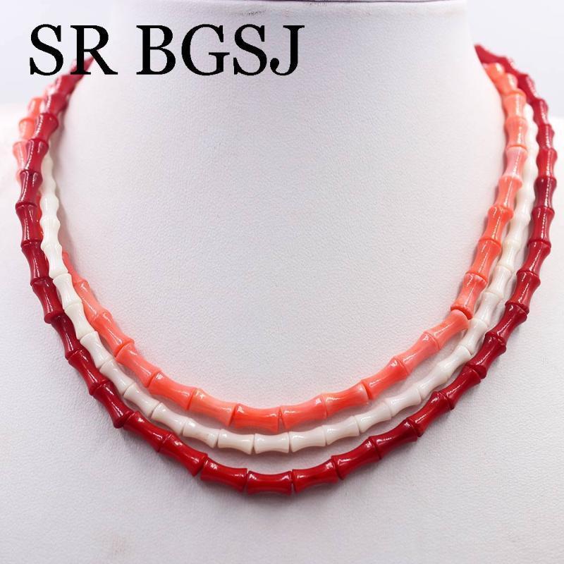 Chokers 4x8mm White Red Pink Wholesale Drop Sea Bamboo Natural Coral Beads Jewelry Necklace Strand 17.5"1
Chokers 4x8mm White Red Pink Wholesale Drop Sea Bamboo Natural Coral Beads Jewelry Necklace Strand 17.5"1