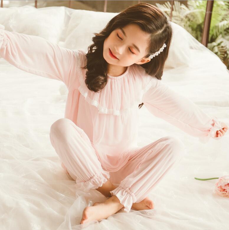 Children Clothes Spring Girls Pajamas Baby Girl Lace Pajama Set Top+Pants Kids Night Wear Suits Baby Sleep Outfits 4 6 8 10 121, Pink
Children Clothes Spring Girls Pajamas Baby Girl Lace Pajama Set Top+Pants Kids Night Wear Suits Baby Sleep Outfits 4 6 8 10 121, Pink
