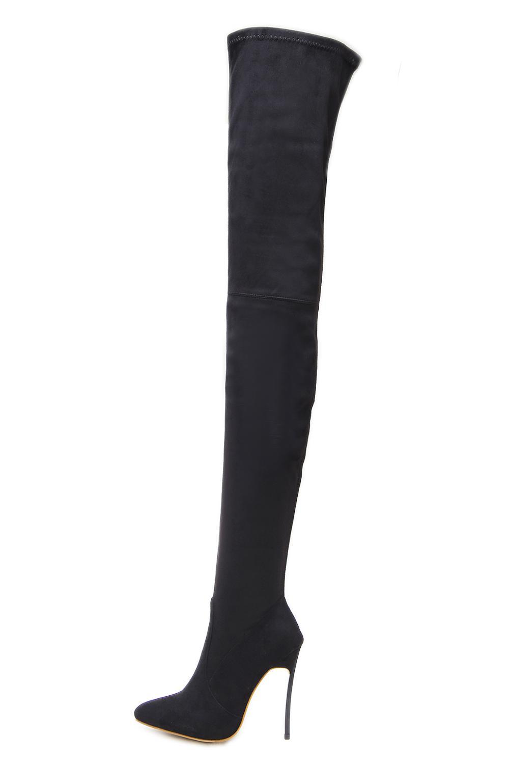2020 Long Women Winter Bronze-coloured Suede on Knee Trecho Zipper Pointed Finger Coxa Leaping Boots Sexy High-heeled Women's B7ki, The picture
2020 Long Women Winter Bronze-coloured Suede on Knee Trecho Zipper Pointed Finger Coxa Leaping Boots Sexy High-heeled Women's B7ki, The picture