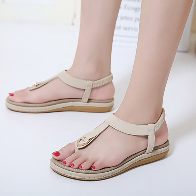 Beach Sandals Summer Flip Flops Flat Ladies Open Clip Toed Elastic Gladiator Metal Women's Shoes Vdlb, Blue
Beach Sandals Summer Flip Flops Flat Ladies Open Clip Toed Elastic Gladiator Metal Women's Shoes Vdlb, Blue