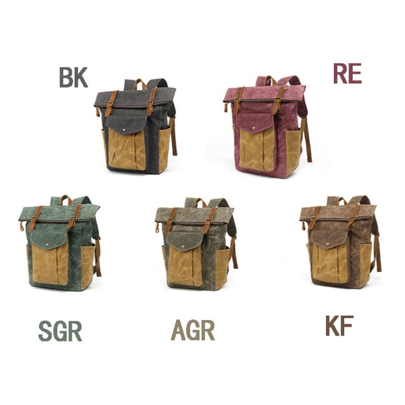 New Vintage Oil Waxed Canvas Leather Backpack Large Capacity Teenager Traveling Waterproof Daypacks 14 Laptops Rucksack, Sgr
New Vintage Oil Waxed Canvas Leather Backpack Large Capacity Teenager Traveling Waterproof Daypacks 14 Laptops Rucksack, Sgr