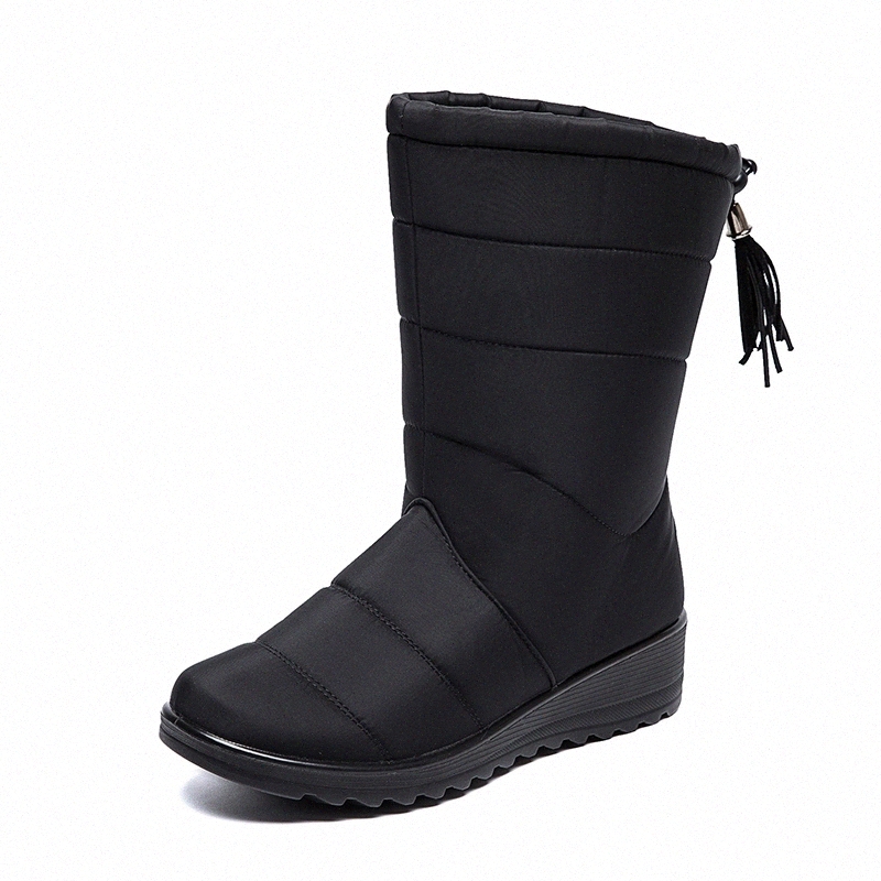 Women Mid- Calf Boots 2020 Winer Warm Shoes Outdoor Waterproof Snow Boots Tassel Thick Plush Flat Ladies Woman Footwear #vM2V, Beige
Women Mid- Calf Boots 2020 Winer Warm Shoes Outdoor Waterproof Snow Boots Tassel Thick Plush Flat Ladies Woman Footwear #vM2V, Beige