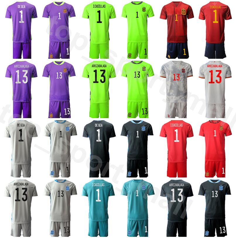 Spain Goalkeeper Soccer 1 David de Gea Jersey Set 13 Kepa Arrizabalaga Iker Casillas Unai Simon 23 Pepe Reina Goalie Football Shirt Kits, Red
Spain Goalkeeper Soccer 1 David de Gea Jersey Set 13 Kepa Arrizabalaga Iker Casillas Unai Simon 23 Pepe Reina Goalie Football Shirt Kits, Red