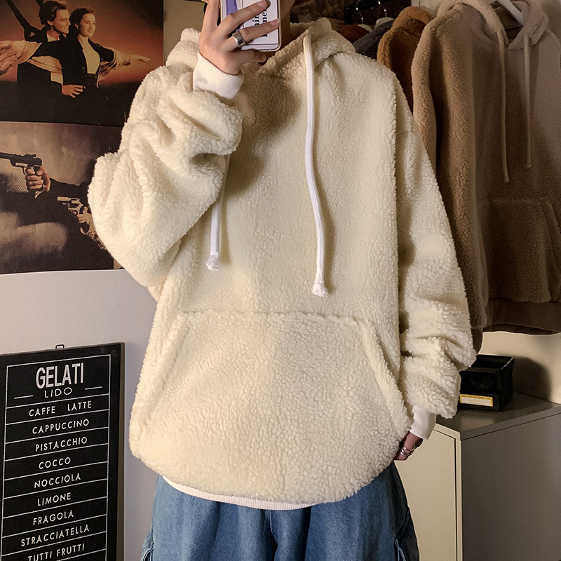 2021 Style hong Kong Autumn and Winter-lined Velo-padded Lamb Wool with Hoodie Nightgown Student Jacket Loose Fsot, Red
2021 Style hong Kong Autumn and Winter-lined Velo-padded Lamb Wool with Hoodie Nightgown Student Jacket Loose Fsot, Red
