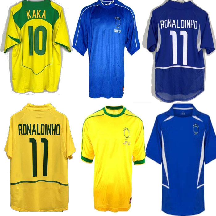 Top qualit 2002 2004 2006 Retro brazils retro soccer jerseys ROMARIO KAKA RONALDINHO RIVALDO KAKA 94 98 00 02 06 Brazils football, Black;yellow
Top qualit 2002 2004 2006 Retro brazils retro soccer jerseys ROMARIO KAKA RONALDINHO RIVALDO KAKA 94 98 00 02 06 Brazils football, Black;yellow