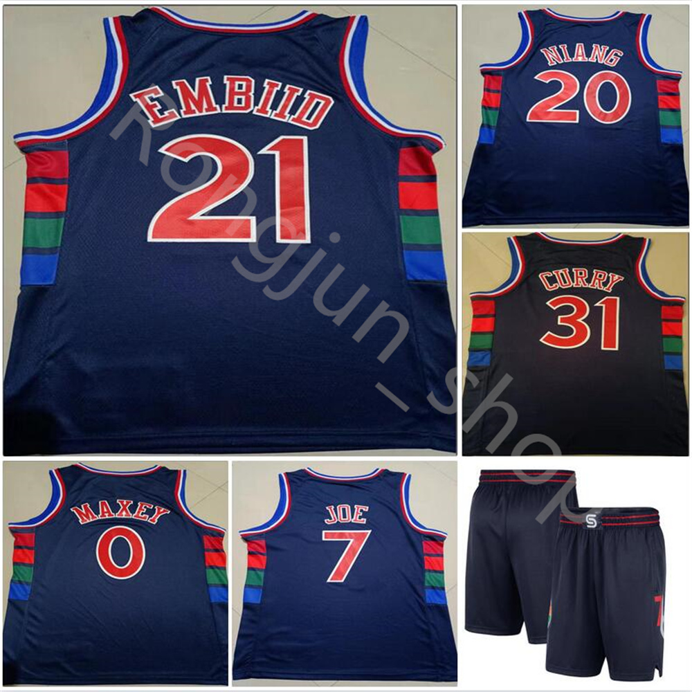 Mens Stitched 2021-2022 City Nacy Joel Embiid 21 Jerseys Basketball Seth Curry 31 Georges Niang 20 Tyrese Maxey 0 Isaiah Joe 7 Edition Jersey Embroidery Top Quality, Picture 4
Mens Stitched 2021-2022 City Nacy Joel Embiid 21 Jerseys Basketball Seth Curry 31 Georges Niang 20 Tyrese Maxey 0 Isaiah Joe 7 Edition Jersey Embroidery Top Quality, Picture 4