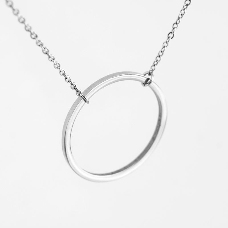 30mm annulus S.steel circle necklace female round minimalist chokers everyday delicate 40/45/50cm Rolo chain necklaces
30mm annulus S.steel circle necklace female round minimalist chokers everyday delicate 40/45/50cm Rolo chain necklaces