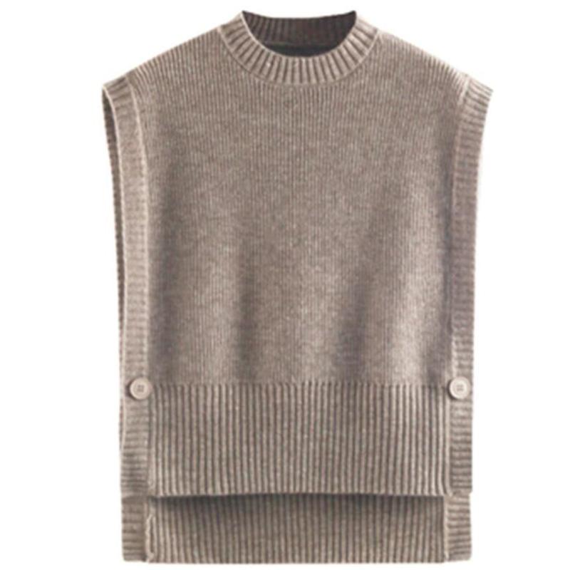 Women's Vests 2022 Sweater Vest Women O Neck Solid High Low Hem Casual Korea Style Teens Fashion Button Spring Sleeveless Knit ZY5425, Black;white
Women's Vests 2022 Sweater Vest Women O Neck Solid High Low Hem Casual Korea Style Teens Fashion Button Spring Sleeveless Knit ZY5425, Black;white