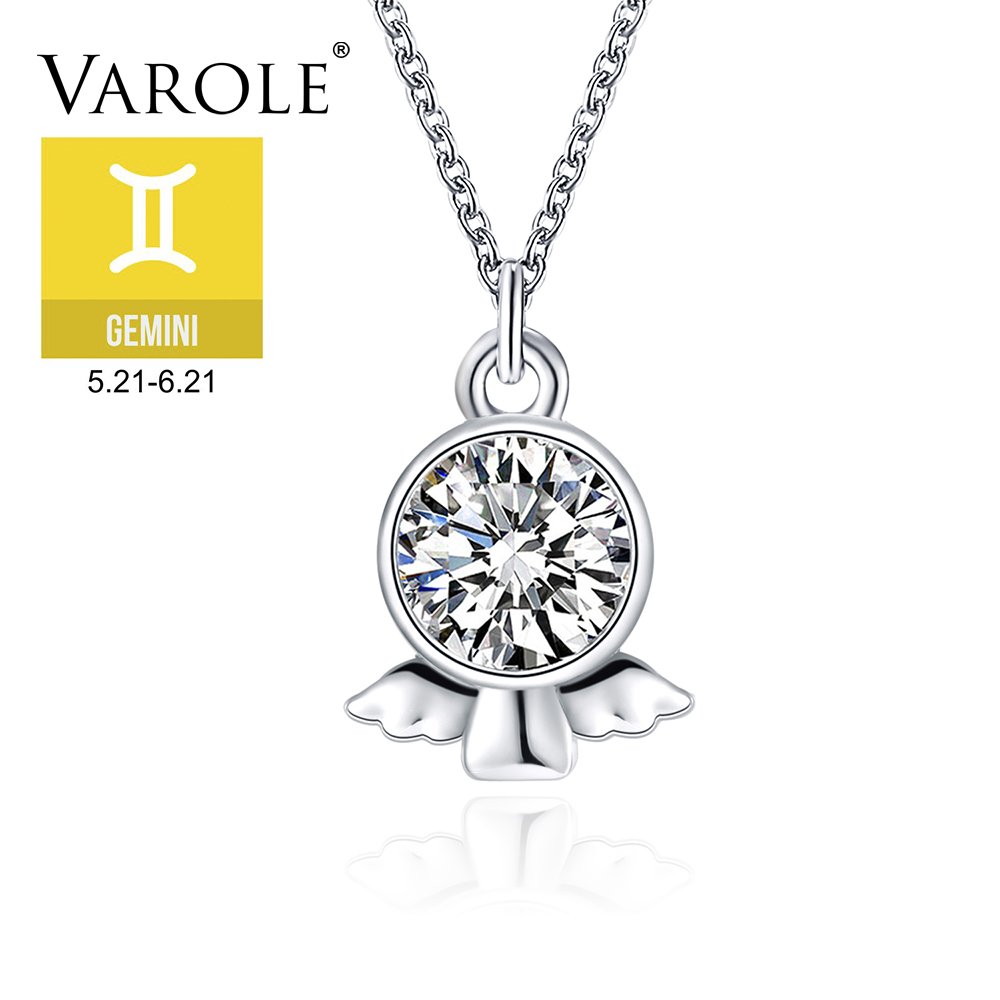 VAROLE 16in Gemini Zircon shiny Crystal Necklace Chain Adjustable Simple Chain Fashion Necklace Jewelry Birthday Gift
VAROLE 16in Gemini Zircon shiny Crystal Necklace Chain Adjustable Simple Chain Fashion Necklace Jewelry Birthday Gift