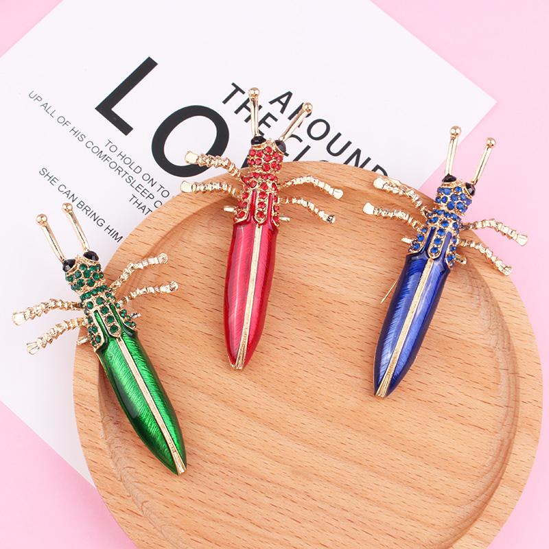 Pins, Brooches LUBOV Red Blue Green Color Metal Beetles Brooch Pins Rhinestone Inlaid Golden Insect Pin Exotic Women Jewelry
Pins, Brooches LUBOV Red Blue Green Color Metal Beetles Brooch Pins Rhinestone Inlaid Golden Insect Pin Exotic Women Jewelry