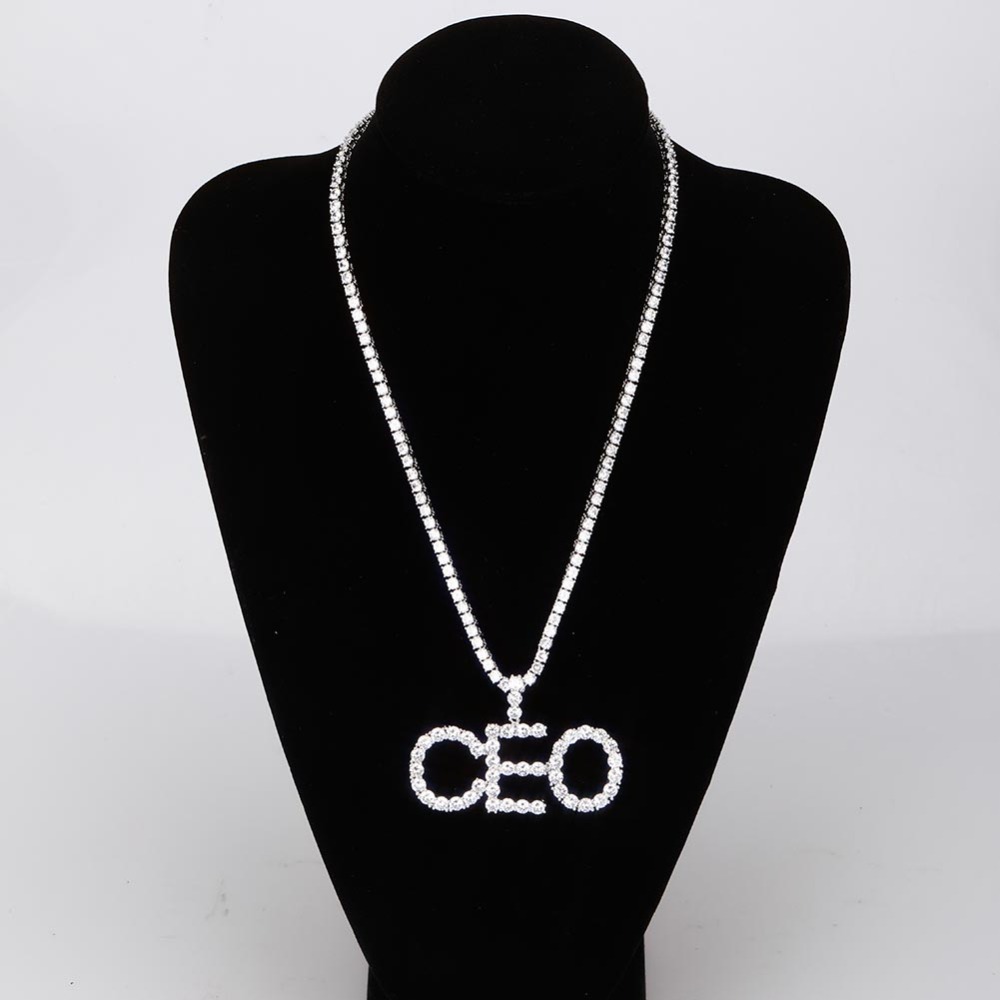 A-Z Custom Name Letter Pendant Necklace With Rope Chain and Tennis Chain Silver Gold Color Iced Out Jewelry
A-Z Custom Name Letter Pendant Necklace With Rope Chain and Tennis Chain Silver Gold Color Iced Out Jewelry